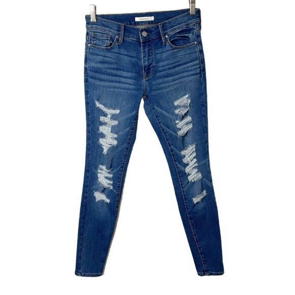 Pacsun Women's Perfect Fit Jegging Jeans Size 24 Skinny Distressed Stretch Denim - Picture 1 of 9